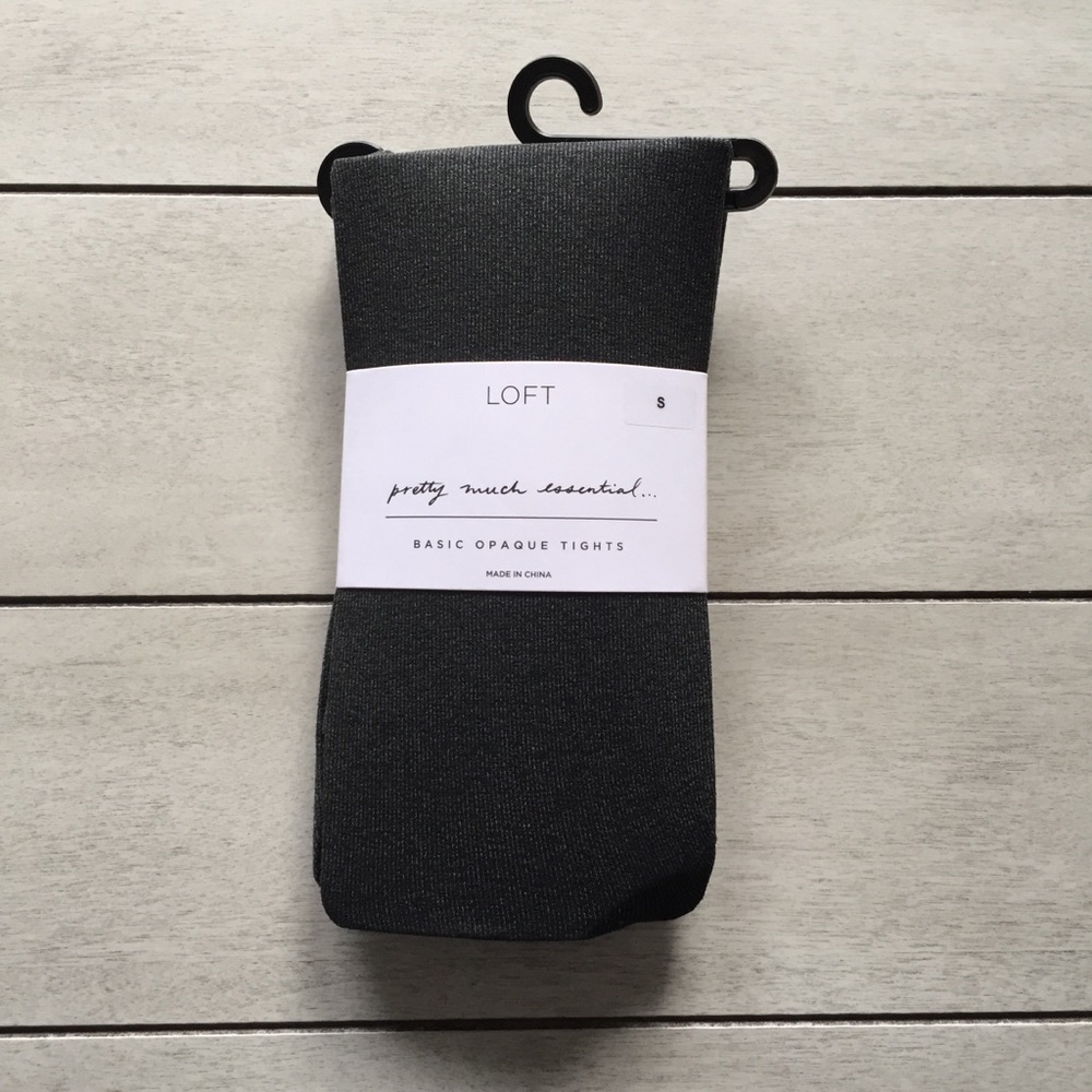 LOFT Opaque Grey Tights